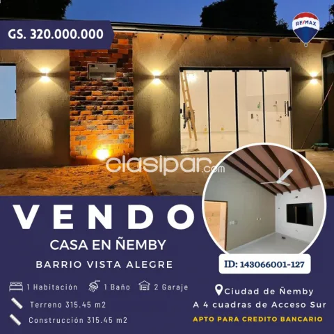 CASA A ESTRENAR EN EL CENTRO DE ÑEMBY CENTRO #2160030  en  Paraguay