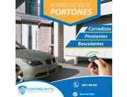 MOTOR PARA PORTON, AUTOMATIZACION DE PORTON, PORTON A CONTROL, MOTORES