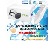GAFAS 3D DE REALIDAD VIRTUAL VR CON CONTROL