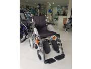 silla de ruedas con soporte encefálico