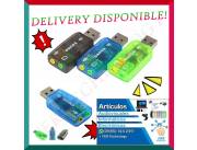 TARJETA DE AUDIO USB A 3D 5.1 CANALES