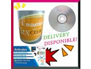 DISCO CD-R TUBO 100 UNIDADES RIDATA