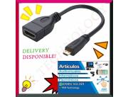 CABLE MICRO HDMI A HDMI HEMBRA