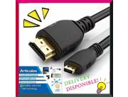 CABLE MICRO HDMI A HDMI MACHO 1.5 METROS