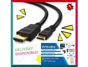 CABLE MINI HDMI A HDMI MACHO 3 METROS