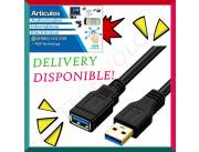 CABLE USB 3.0 MACHO A HEMBRA 1.5MTS