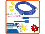 CABLE USB 3.0 MACHO A HEMBRA 5 METROS