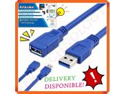 CABLE USB 3.0 MACHO A HEMBRA 10 METROS