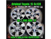 Oferta Original Toyota 15 6x139 impecables