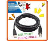 CABLE USB A-B P/ IMPRESORA 10M