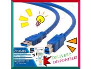 CABLE USB 3.0 A-B P/ IMPRESORA 3 MTS