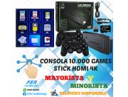 CONSOLA 10.000 GAMES STICK HDMI 4K C/ CONTROL