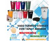 VASO TERMICO CON TAPA Y ABRIDOR STANLEY