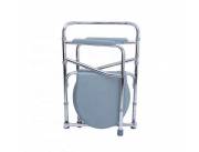 Silla sanitaria plegable de aluminio