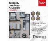 Vendo Departamnetos de 2 habitaciones en Loma Pyta, Asunción