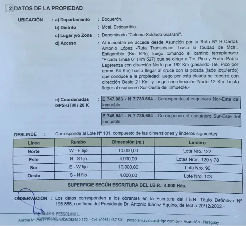 BOQUERÓN, TTE PICO: INMEJORABLE OPORTUNIDAD, 4.000 HECTÁREAS P DESARROLLO, 500 USDHA — foto 3
