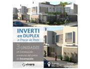 VENTA en POZO | 3 MODERNOS Y AMPLIOS DUPLEX CONSTRUCCION