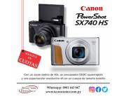 Cámara Canon PowerShot SX 740HS. Adquirila en cuotas!