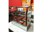 Exhibidora para ventas de empanadas-minutas saldas 9bandejas INOX