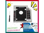 ADAPTADOR CADDY 9.5MM PARA HDD 2.5 SATA