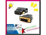 ADAPTADOR DVI-D MACHO A HDMI HEMBRA