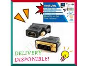 ADAPTADOR DVI-D MACHO A HDMI HEMBRA