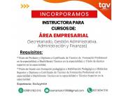INSTRUCTORA AREA EMPRESARIAL