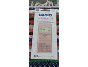 Calculadora científica Casio fx-82 es plus rosa 2da edición