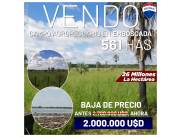 📣 *VENDO 🌱 CAMPO AGROPECUARIO DE 561 HAS EN EMBOSCADA - CORDILLERA*