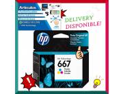 CARTUCHO DE TINTA HP 667 3YM78AL COLOR