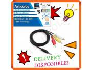 CABLE AV/3RCA 1,2MTS