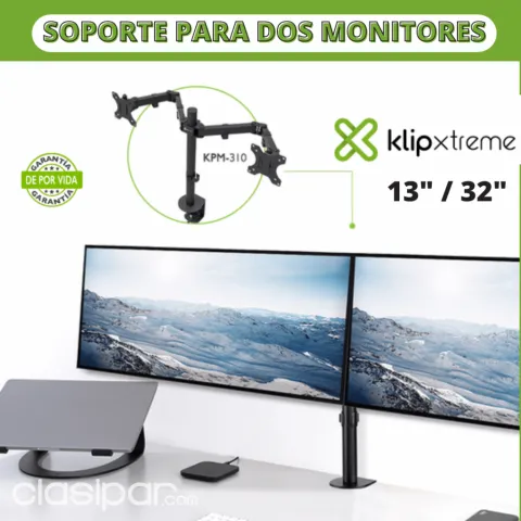 Klipxtreme Kpm-310 Soporte para Doble Monitor