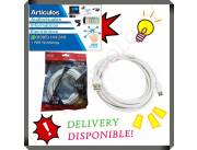 CABLE V8 MICRO USB 3 MTS 2.1A KB-1104