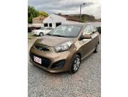 Vendo hermoso Kia picanto Color café Interior oscuro Año 2013 Caja Mecánica 5ta Motor 1