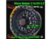 Oferta Llanta Deportiva Method 17 6x139 8,5 nuevos