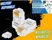 FICHA CONECTOR RJ45 CAT6 100 UNIDADES