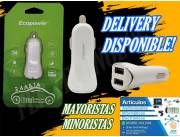 CABEZA CARGADOR PARA AUTO ECOPOWER EP.7030 2USB 2.4A