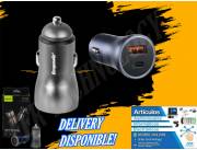 CABEZA CARGADOR PARA AUTO 25W EP-7032 USB/TC