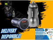 CABEZA CARGADOR PARA AUTO 25W EP-7032 USB/TC