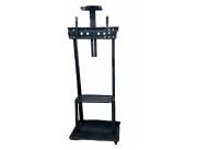 RACK O SOPORTE PARA TV DE 32 A 70 CON RUEDITAS Y BANDEJA PARA NOTEBOOK