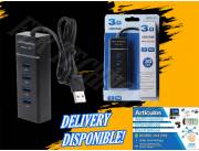 HUB SATE USB 3.0 4P 5GBPS