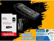PENDRIVE SANDISK ULTRA SHIFT 64GB USB 3.0