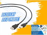 CABLE USB 2.0 MACHO A HEMBRA 5 METROS