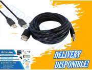 CABLE USB 2.0 MACHO A HEMBRA 10 METROS