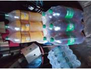 Pack de gaseosas light y agua mineral