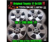 Oferta Llanta Original Toyota 17 6x139 impecables