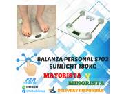 BALANZA PERSONAL SUNLIGHT S702 180KG