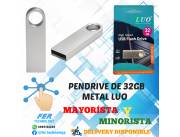 PENDRIVE DE METAL LUO 32GB
