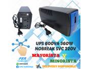 UPS NOBREAK 600VA 360W SVC 220V