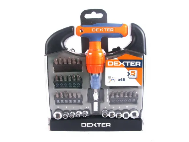 Destornillador Dexter – Kit de 48 piezas 17191697 #2211710
